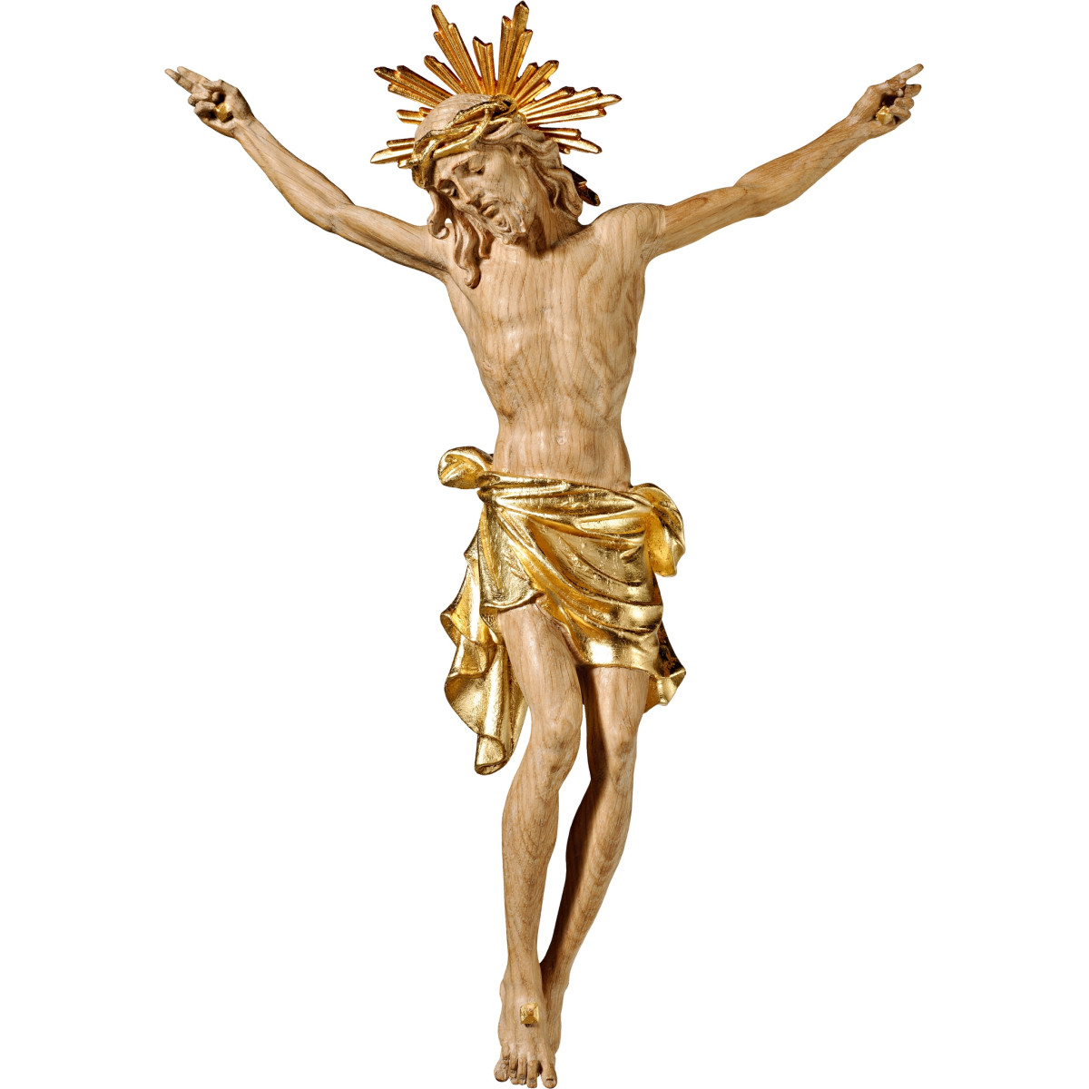 Cristo Pisa con aureola